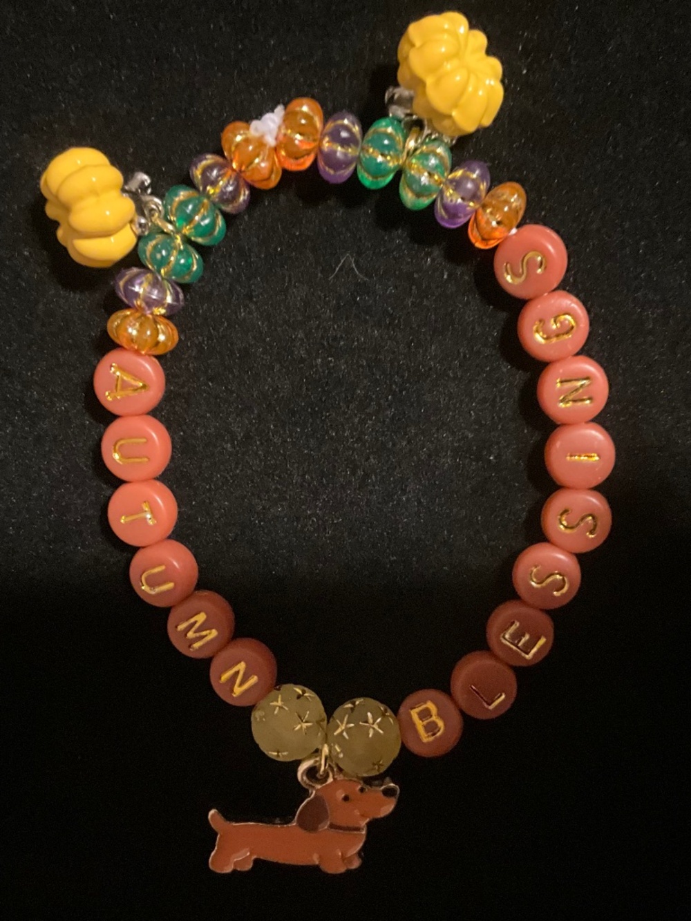 Autumn Blessings Fall Bracelet | Harvest Collection | Doxie Lover Jewelry